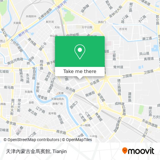 天津內蒙古金馬賓館 map