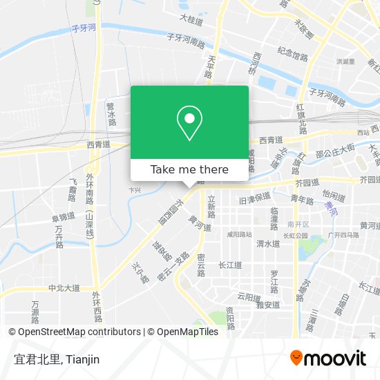 宜君北里 map