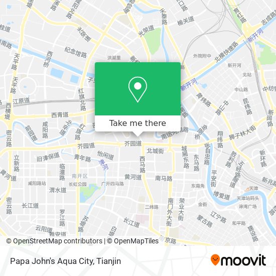 Papa John's Aqua City map