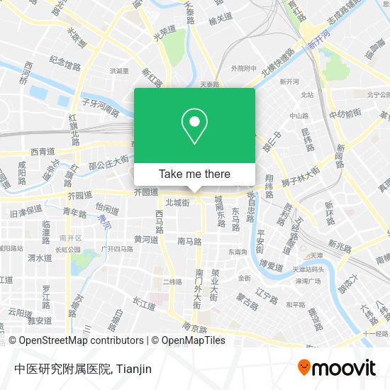 中医研究附属医院 map