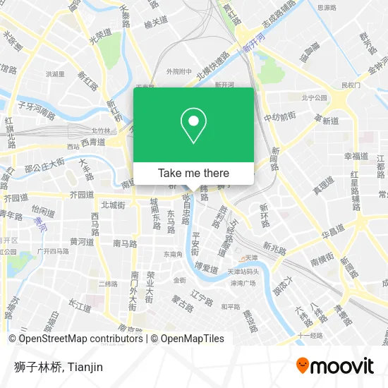 狮子林桥 map