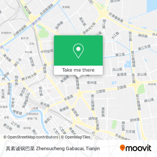 真素诚锅巴菜 Zhensucheng Gabacai map