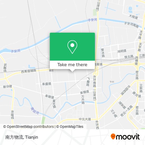 南方物流 map