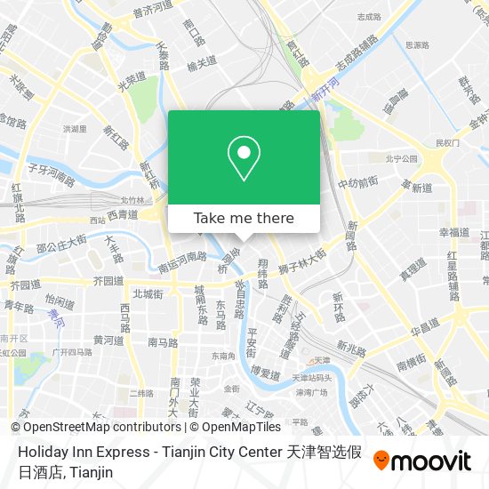 Holiday Inn Express - Tianjin City Center 天津智选假日酒店 map
