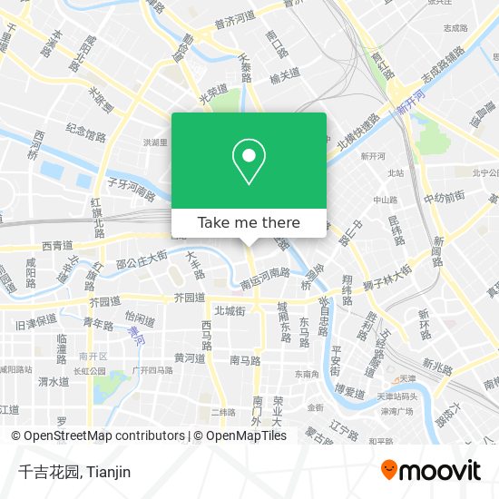 千吉花园 map
