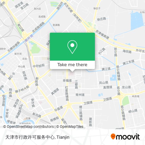 天津市行政许可服务中心 map