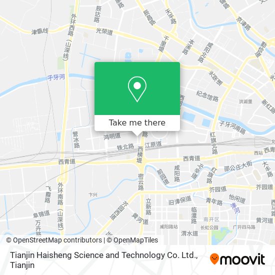 Tianjin Haisheng Science and Technology Co. Ltd. map