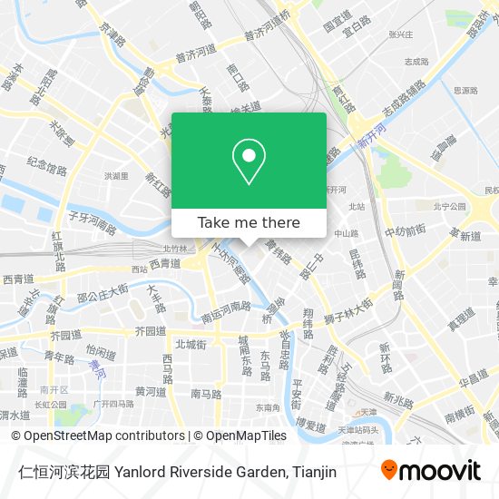 仁恒河滨花园 Yanlord Riverside Garden map
