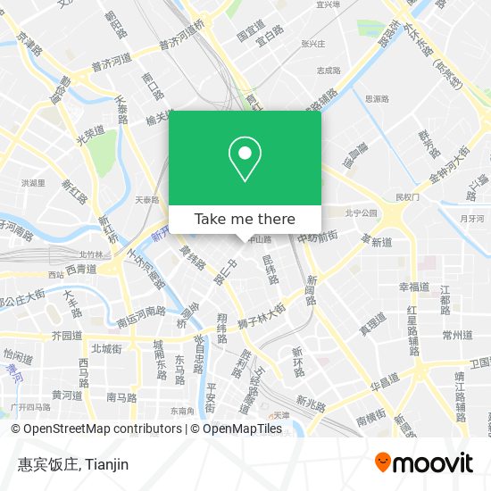 惠宾饭庄 map