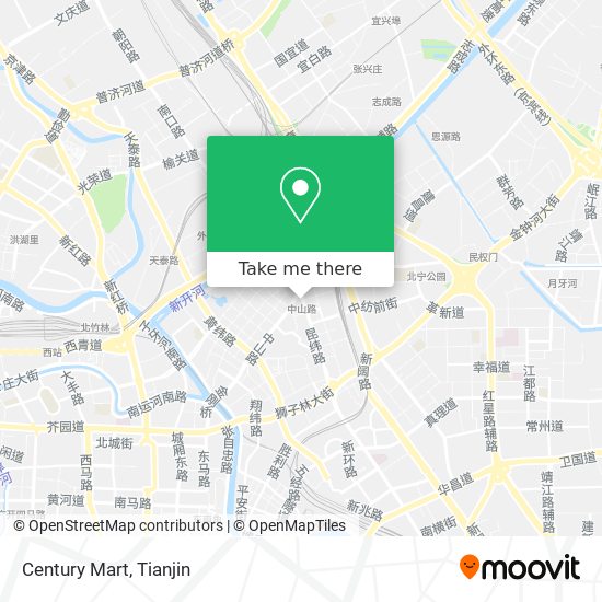 Century Mart map