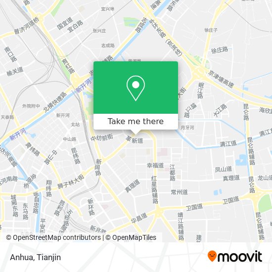 Anhua map