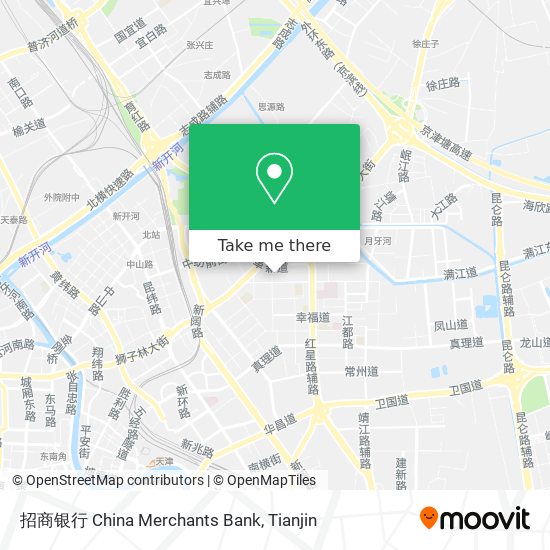 招商银行 China Merchants Bank map