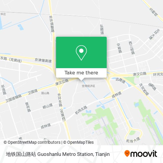 地铁国山路站 Guoshanlu Metro Station map