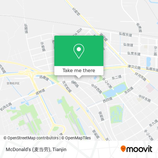 McDonald's (麦当劳) map