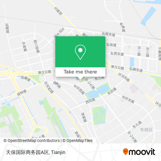 天保国际商务园A区 map