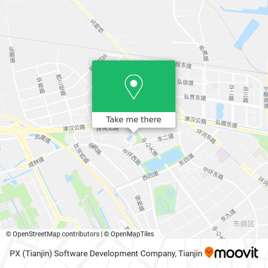PX (Tianjin) Software Development Company map