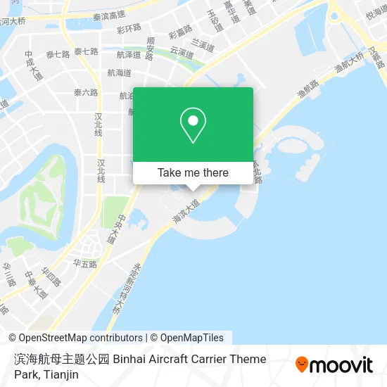 滨海航母主题公园 Binhai Aircraft Carrier Theme Park map