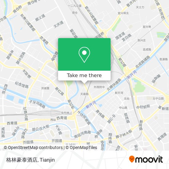格林豪泰酒店 map
