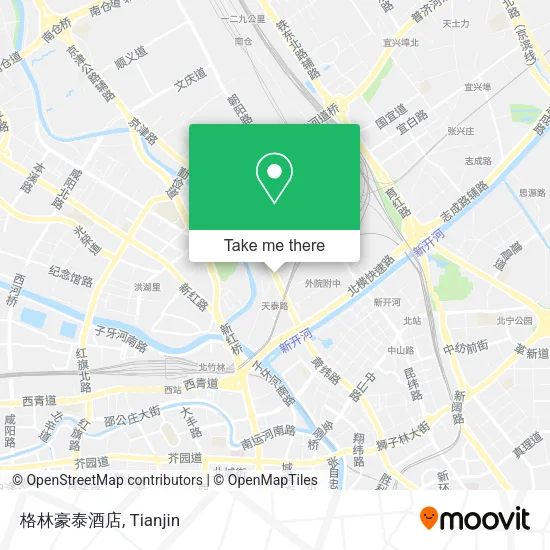 格林豪泰酒店 map