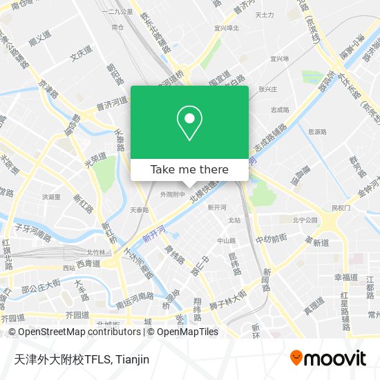 天津外大附校TFLS map