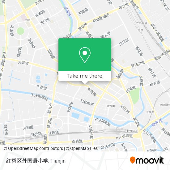红桥区外国语小学 map