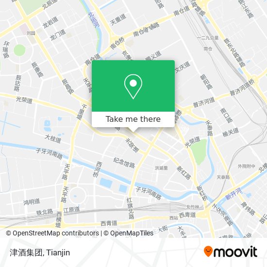 津酒集团 map
