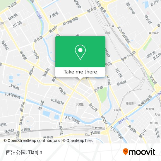 西沽公园 map