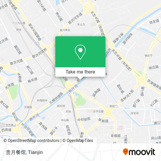 贵月餐馆 map