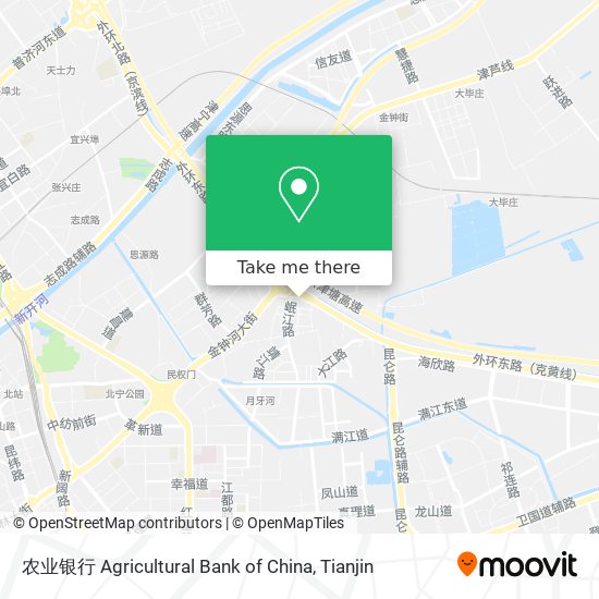农业银行 Agricultural Bank of China map