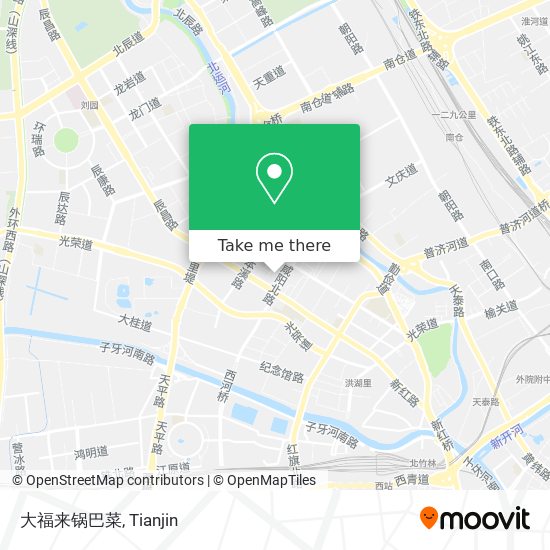 大福来锅巴菜 map