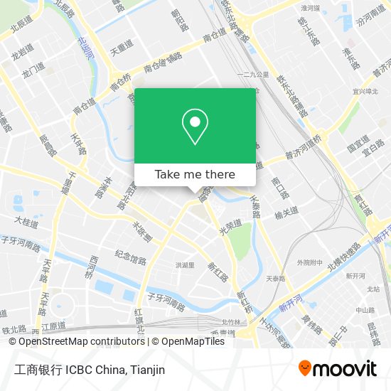 工商银行 ICBC China map