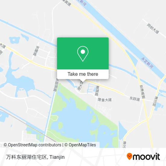 万科东丽湖住宅区 map