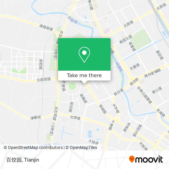 百饺园 map