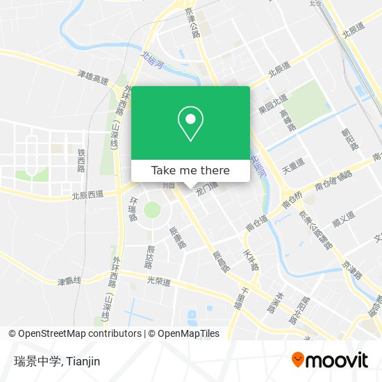 瑞景中学 map