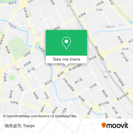 物美超市 map