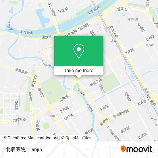 北辰医院 map