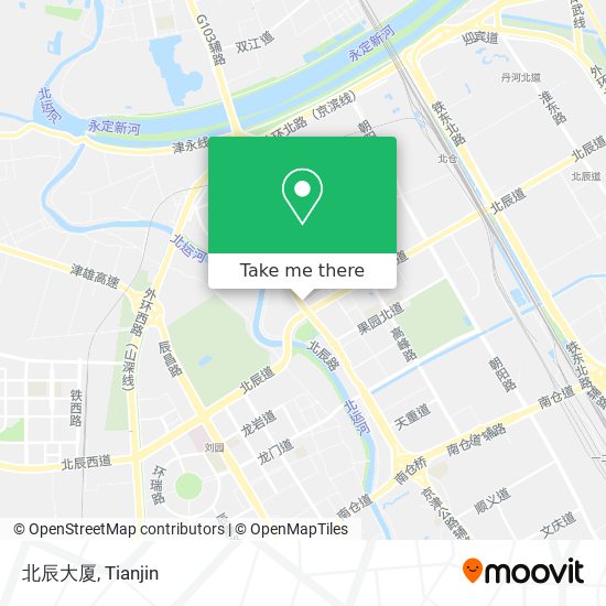 北辰大厦 map