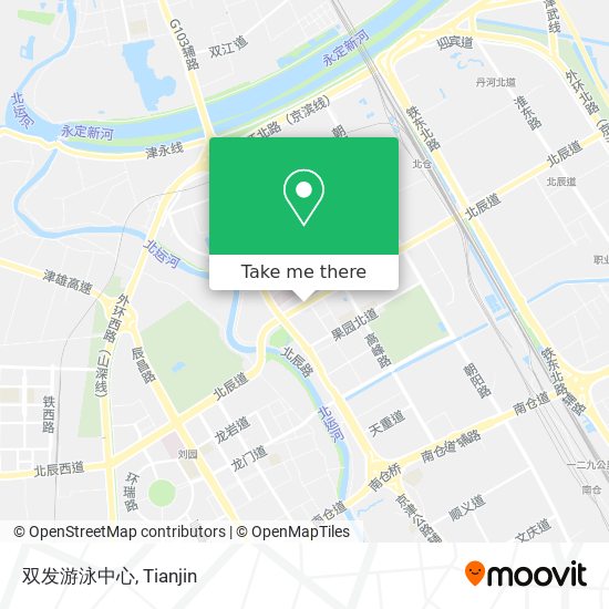 双发游泳中心 map