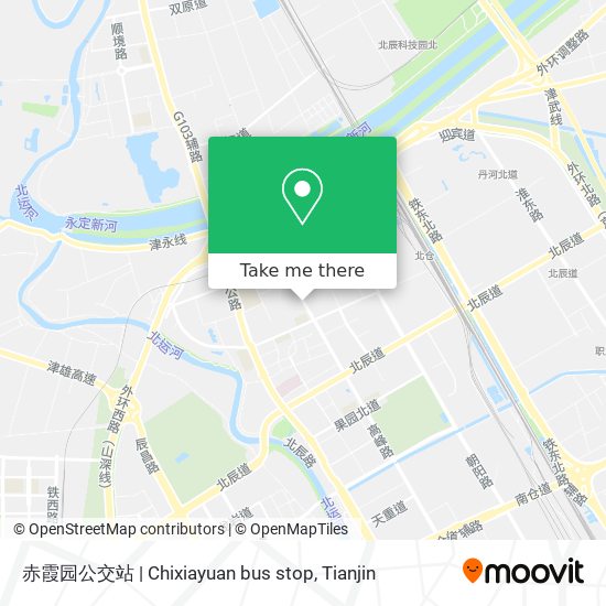 赤霞园公交站 | Chixiayuan bus stop map