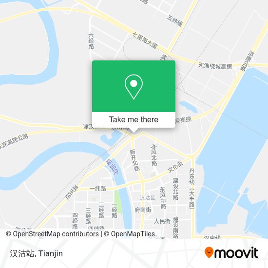 汉沽站 map