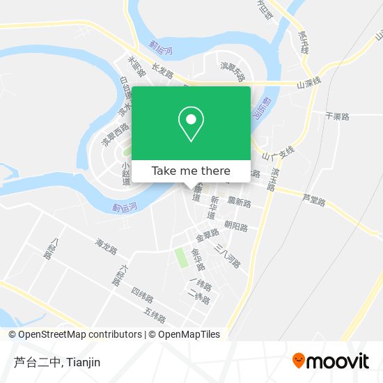 芦台二中 map