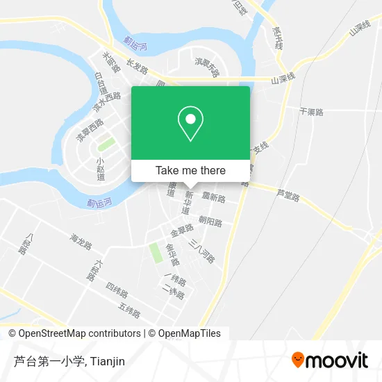 芦台第一小学 map