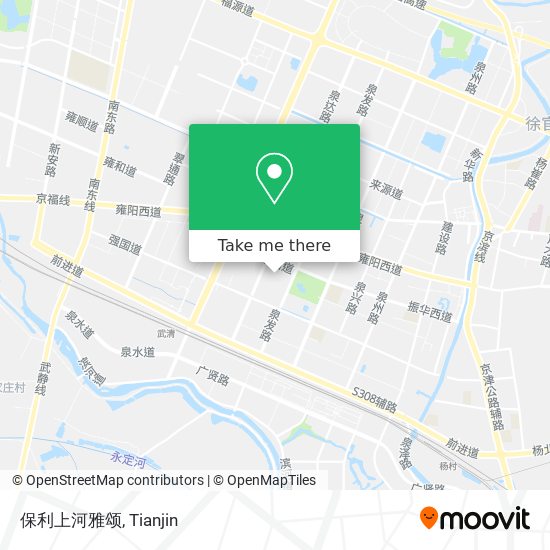 保利上河雅颂 map