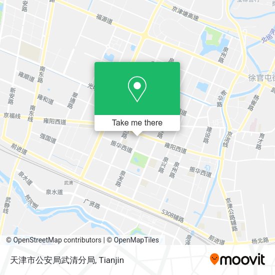 天津市公安局武清分局 map