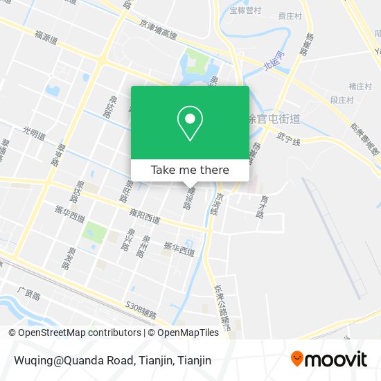 Wuqing@Quanda Road, Tianjin map