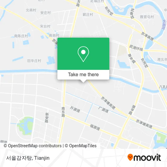 서올감자탕 map