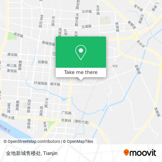 金地新城售楼处 map