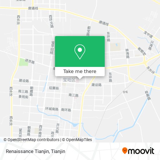 Renaissance Tianjin map