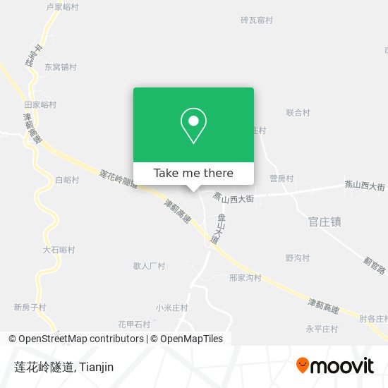 莲花岭隧道 map