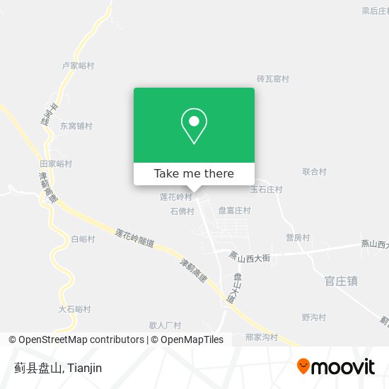 蓟县盘山 map